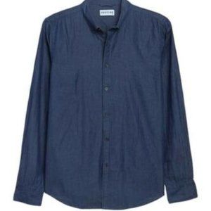 Vestige Denim Long Sleeve Shirt. Size: Large. Color: Navy Blue